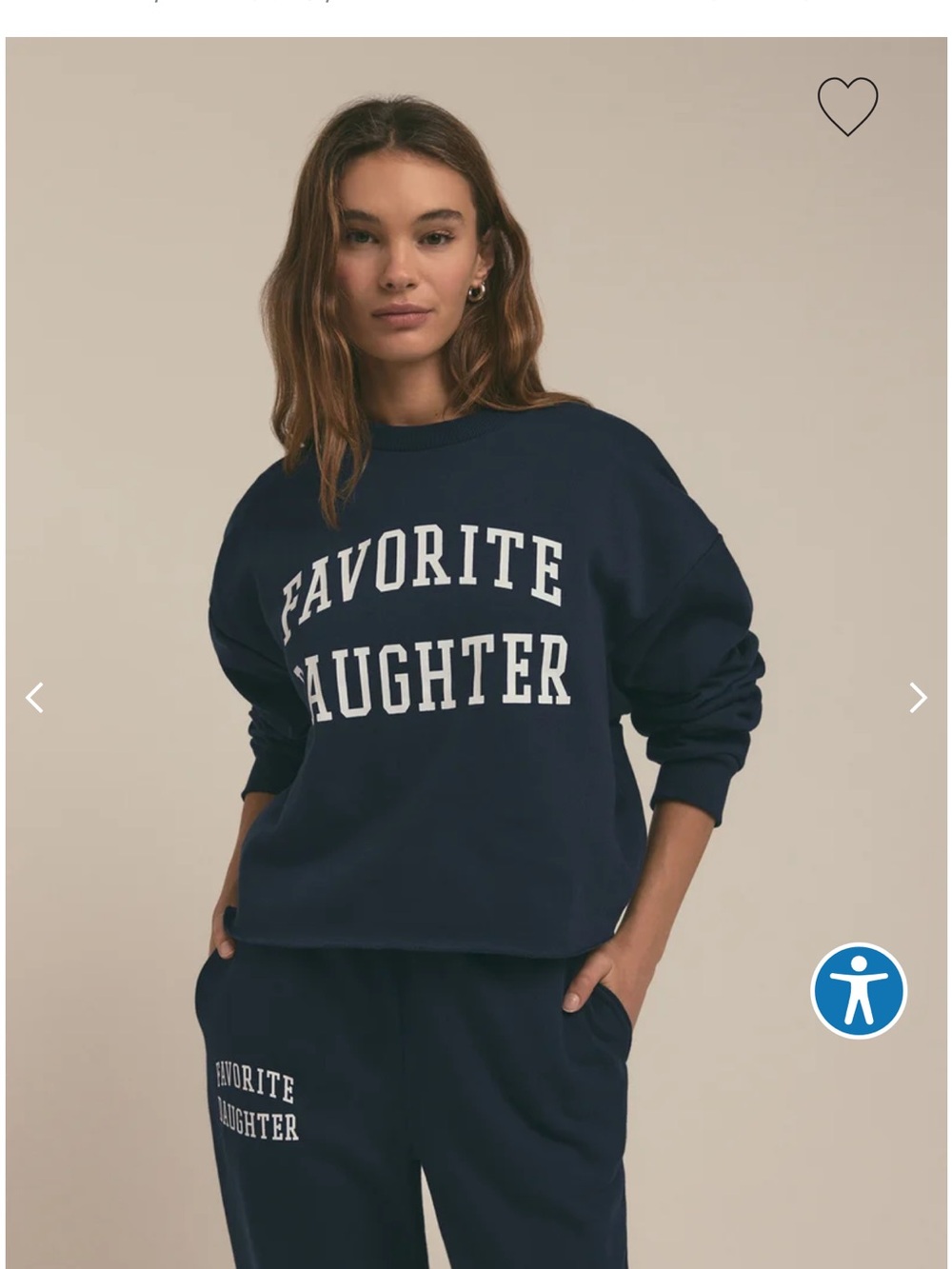 Favorite Daughter: THE CROPPED COLLEGIATE SWEATSHIRT